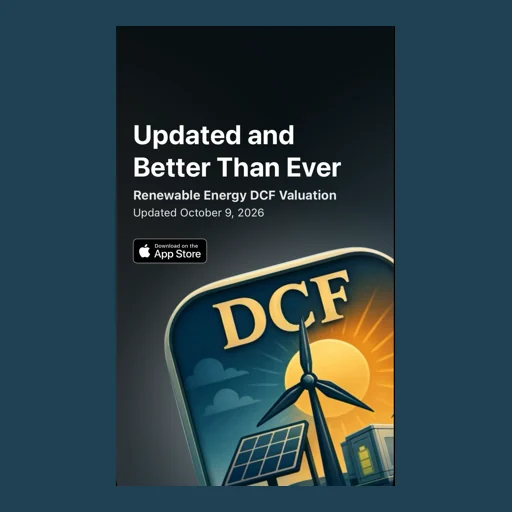 Renewable Energy DCF Valuation app icon